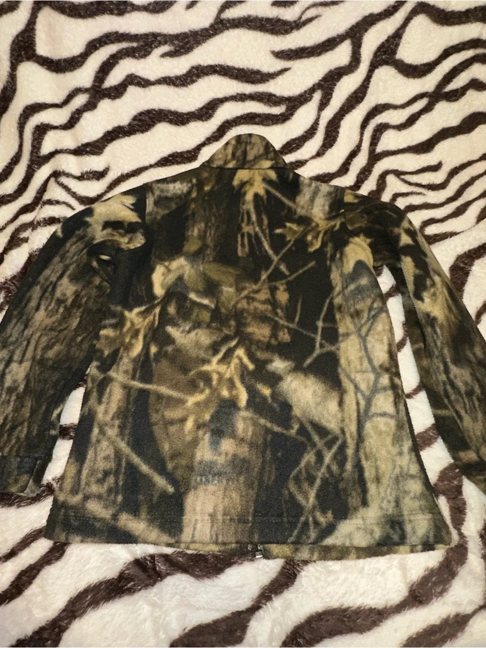 Kids Camo Fleece Columbia Jacket
